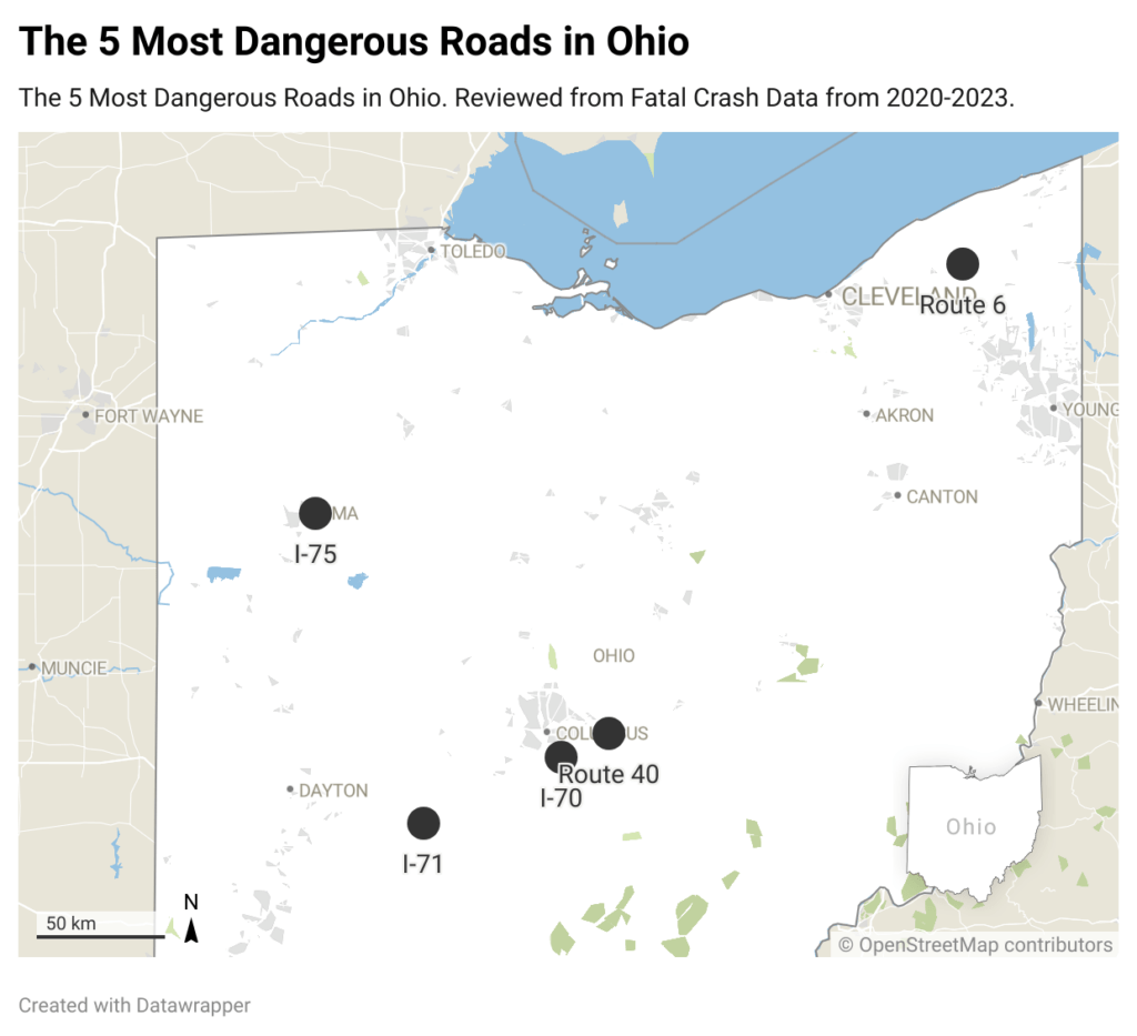 The 5 Most Dangerous Roads in Ohio